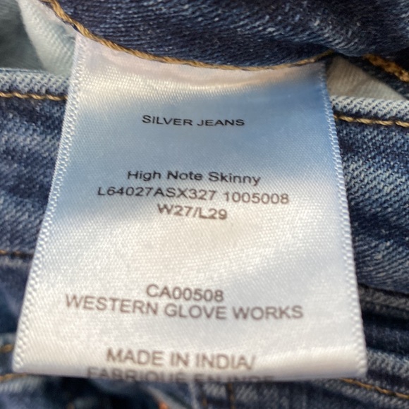 Silver Jeans High Note Skinny Jeans - Picture 8 of 10